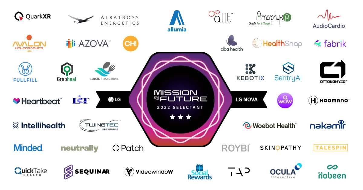 LG NOVA Mission for the Future Global Search Selectants