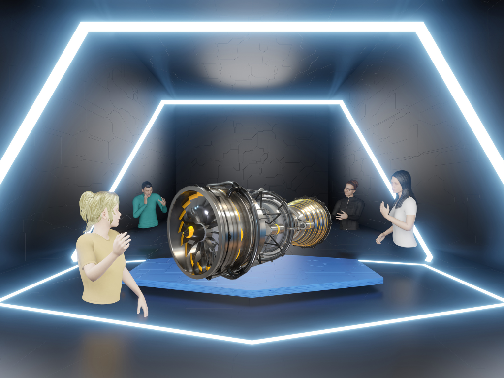 Redefining Collaboration in 3D Spaces.